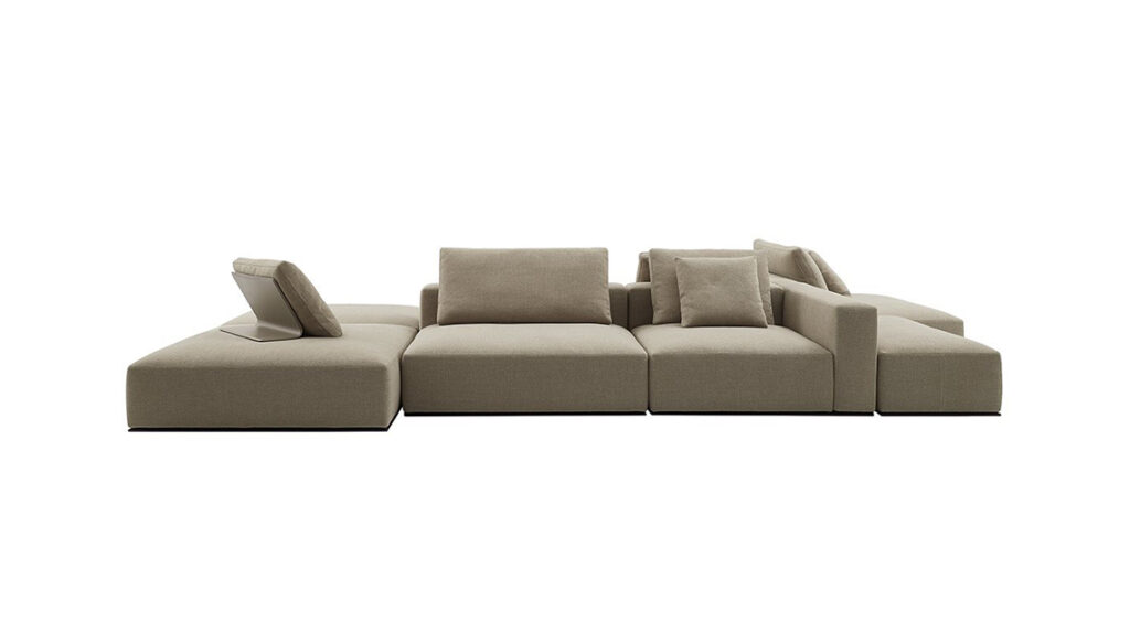 Removable modular fabric sofa